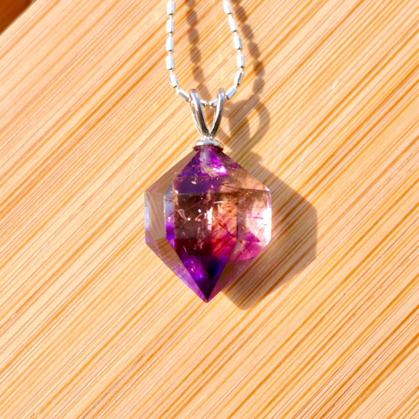 PURPLE DREAM Super 7 Amethyst Pendant