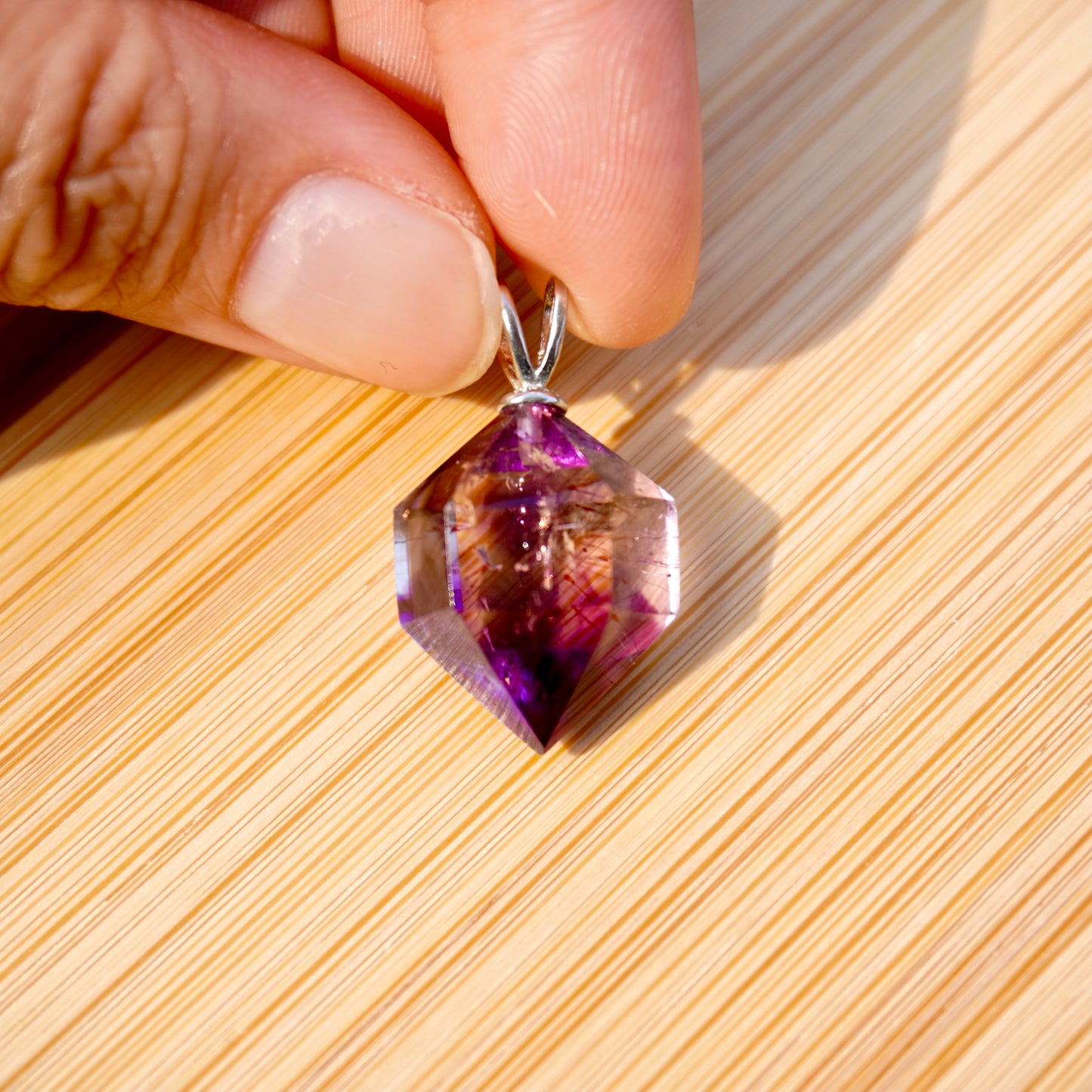 PURPLE DREAM Super 7 Amethyst Pendant